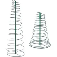 ESTEXO Rankgitter Rankhilfe Rankspirale Ranksäule 2er Set Tomatensäule Kletterhilfe Sp