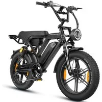 Vankel E-Bike Mountainbike Cityrad E-Fahrrad 20” x 4.0” Damen u. Herren Pedelec 1440Wh Max.216KM, Kettenschaltung, Heckmotor, 1440 Wh, (Beleuchtungsset mit Batterieladegerät, Batterieschlüssel, Werkzeug), 48V 30Ah Offroad Elektrofahrrad 7-Gang, hydra