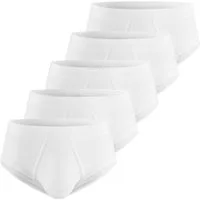 ESGE - Die Wäsche-Macher Slip 5er Pack - Feinripp (Spar-Set, 5-St) Slip / Unterhose - Baumwolle - mit Eingriff - Ohne Seitennähte