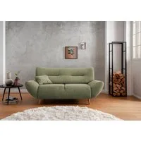 Home affaire 2-Sitzer Drago, komfortable Wellenunterfederung, Breite 173cm, bodenfrei, frei im Raum stellbar, inkl. 1 Zierkissen