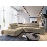 Masseno Ecksofa SELVA mit Schlaffunktion L-Form, Sofa mit Bettkasten