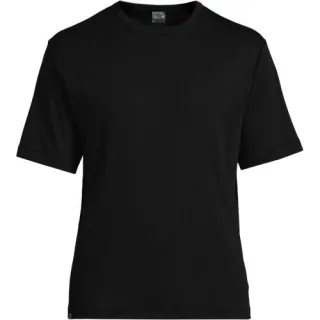 Supima-Shirt '63 aus Interlock-Baumwolle, Herren, size: regular, Blau, Baumwolle, by Lands' End