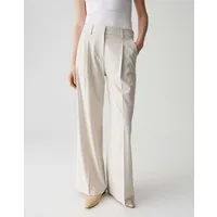 OPUS PANTS Stoffhose MOIRA SOUL mit Komfortbund Long, französische Taschen, Bundfalten