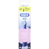 Oral-B Zahnbürste Oral-B iO Gentle Care Sanfte Reinigung Ersatzbürsten 4 Stück Schwarz