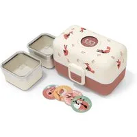 Monbento Lunchbox Kinder TRESOR 16 x 9.2cm Fuchs Altrosa Lunch Bentobox 0.8L