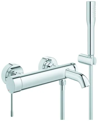 GROHE Wannenarmatur Essence mit Brausegarnitur chrom, 25249001 25249001