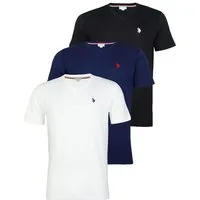 U.S. Polo Assn. T-Shirt T-Shirt Kurzarmshirt 3er Pack (3-tlg., 3)