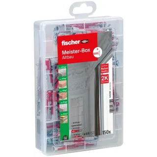 Fischer Meister-Box Altbau + Schrauben (150 Teile) - 540299