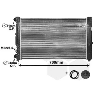 Van Wezel Wasserk?hler Audi A4 A6 Skoda Superb VW Passat +Variant