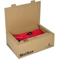 COLOMPAC Versandkarton Versandkarton Mailbox CP 098.04 L braun