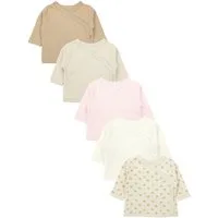 TupTam Wickelshirt TupTam Baby Mädchen Langarm Wickelshirt Baumwolle 5er Set