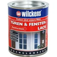 Wilckens Farben Tür- und Fensterlack, hochglänzend, Weiß, 750 ml