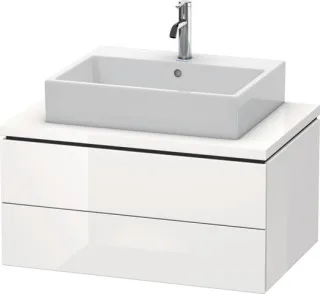 Duravit L-Cube Konsolenwaschtischunterbau wandhängend Weiß Hochglanz 820x547x400 mm - LC581702222 LC581702222