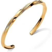 Pandora Armband PANDORA Verdrehter Damen Armreif, vergoldet, Essence