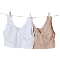 vertbaudet Still-BH Nahtlose Still-BHs, Mikrofaser 2er-Pack