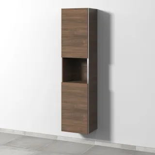 Sanipa 3way Hochschrank mit 2 Türen und 1 offenem Fach, Eiche-Arizona BR11680
