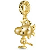 Gnoce Bead Gnoce Charm Woodstock Vogel Snoopy Silber vergoldet IGC065