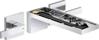 Hansgrohe 3-Loch Waschtischm. Axor MyEdition F-Set Wandmontage o.Platte chrom, 47082000 47082000