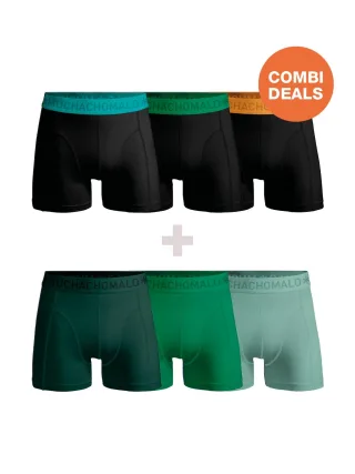Muchachomalo Herren Boxershorts – 3+3 Stück – Herren Unterhosen
