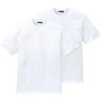 Schiesser T-Shirt Essentials (2-tlg) mit Rundhals-Ausschnitt, formstabil, verstärkte Halsnaht, im 2er Pack