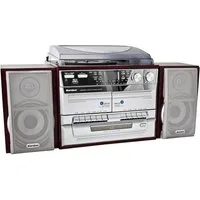 Karcher KA 320 Plattenspieler (Stereoanlage mit CD-Player, Kassettendeck, UKW Radio, USB)