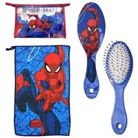 Spiderman Kulturbeutel Spiderman Hygiene-Set – Superhelden-Pflege für Kinder