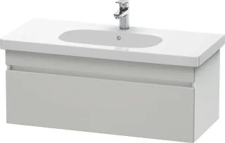 Duravit DuraStyle Waschtischunterbau wandhängend Betongrau & Weiß Matt 1000x453x398 mm - DS638500718 DS638500718