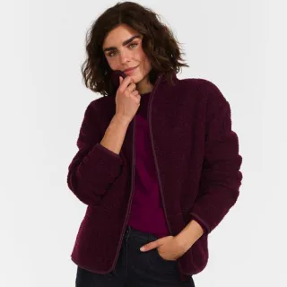 Teddy-Jacke für Damen in Petite-Größe, Damen, size: petite, Rot, Polyester, by Lands' End