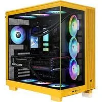 View 380 XL TG ARGB , Tower-Gehäuse dunkelgelb, Tempered Glass x 2
