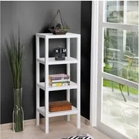 Luxury Bites Badregal Regal mit 4 Ablagen, vielseitig einsetzbar als Badezimmer, Wohnzimmer, Kinderzimmer