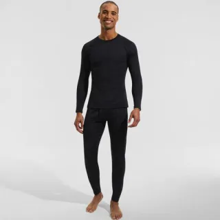 Expedition Unterhose, Herren,  Schwarz, Elasthan/Polyester-Mischung, by Lands' End