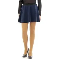 YESET Minirock Swing Rock Mini hohe Taille Falten-Rock Gummibund Skirt Minirock dunke Falten-Rock