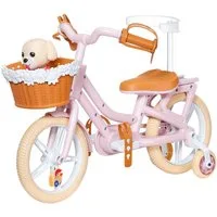 Baby Born Puppen Fahrzeug Fahrrad, mit Welpe Lucky