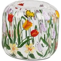 formano Dekovase Wiesenblumen, Höhe: 15cm, Farbe: transparent, Motiv: Blumen