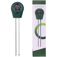 Melko Feuchtigkeitsmesser 3-in-1 Bodenmessgerät für Pflanzen ohne Batterie Feuchte pH Licht, (Set bestehend aus 1 Bodenmessgerät), Batterieloser Betrieb mit analoger 3-in-1 Anzeige