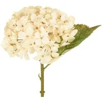 Kunstblume Deko Hortensien Creme 34cm 2St Kunstblumen Seidenblumen, 2 Stück, Florists Products, Höhe 34 cm