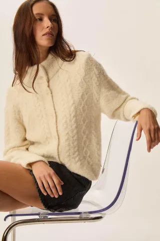 des petits hauts - Cardigan - Croquito beige - Gr. - 2