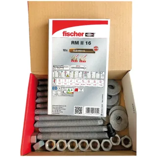 Fischer Superrail-Set RM II LA 16x165 feuerverzinkt Leitplankenanker - 540764