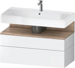 Duravit Qatego Waschtischunterbau wandhängend Weiß Matt 990x470x590 mm - QA4395055180000 QA4395055180000