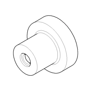 Dornbracht Halter Wand Serienübergreifen 081789500-00 081789500 D 55 x 45 mm Chrom
