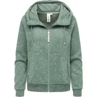 Ragwear Sweatjacke Fllawia Print modische Damen Zip-Jacke mit Allover-Print