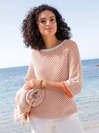 Inspirationen 3/4 Arm-Pullover "Pullover"