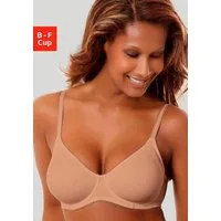 LASCANA T-Shirt-BH perfect basic mit Bügel, aus seidiger Microfaser, große Größen, bequemer BH