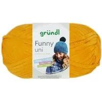 Gründl 100 Gramm Gründl Funny Uni Mikrofasergarn Farbauswahl Bastelgarn