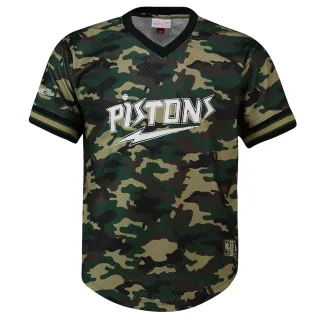Mitchell & Ness NBA Detroit Pistons Herren Camo Mesh T-Shirt