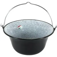 Grillplanet Holzkohlegrill Ungarischer Gulaschkessel 10 Liter emailliert, Nein