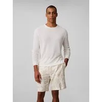 Calvin Klein Shorts LINEN AOP PULL ON SHORT Mit elastischem Bund