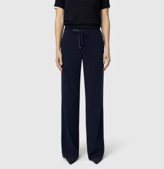 MAC - MAC JEANS - CHRISTY, Floating crepe blau - Gr. - 30