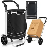 Dimono Einkaufstrolley Dimono 3-in-1 Einkaufstrolley mit Kühltasche – faltbar & praktisch, 56 l, Klappbarer Transportwagen
