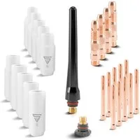 STAHLWERK Elektrowerkzeug-Set WP-26 Premium WIG Verschleißteile-Set